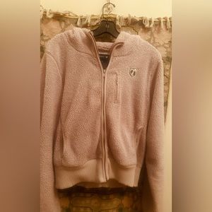 Fluffy hoodie, medium American Eagle light lavender
